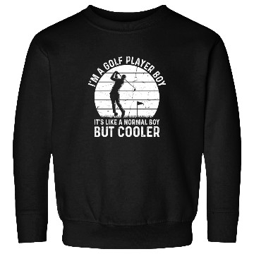 Discover I'm A Golf Player Boy - Golfer Boys Sweatshirts