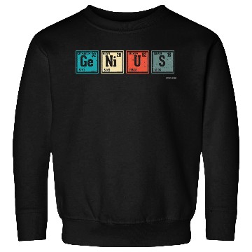 Discover Genius Periodic Table Elements Chemistry Teacher Sweatshirts