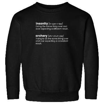 Discover Outdoor Hunting Funny Archery Definition Meaning Sweatshirts