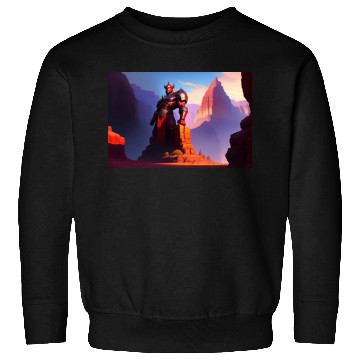 Discover Khorne statue in the depths of the grand canyon Sweatshirts