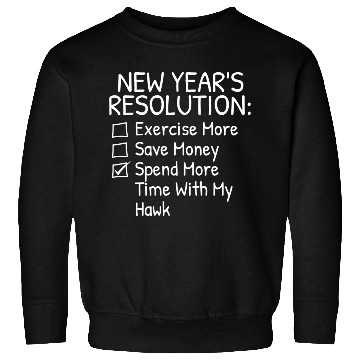 Discover New Year s Resolution For Hawk Lover Sweatshirts