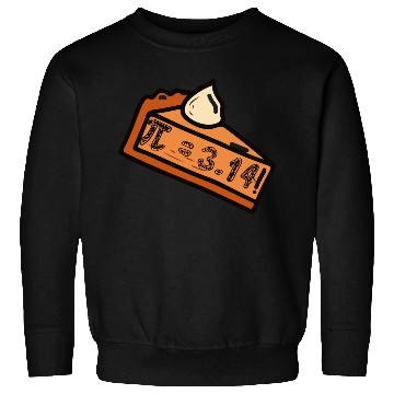 Discover Cute Pie Pi Symbol For Pi Day Sweatshirts
