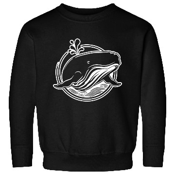 Discover Whale Ocean Marine Sweatshirts