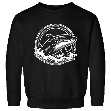 Discover Whale Ocean Marine Sweatshirts