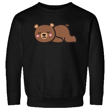 Discover Cute Sleeping Bear Sweatshirts