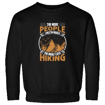 Discover People hiking Sweatshirts