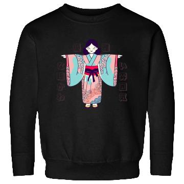 Discover Kimono Kawaii Adorable Sweatshirts