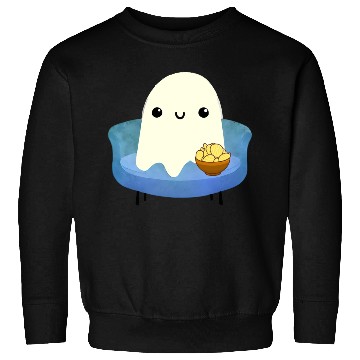 Discover Couch Potato Ghost With Potato Chips Sweatshirts