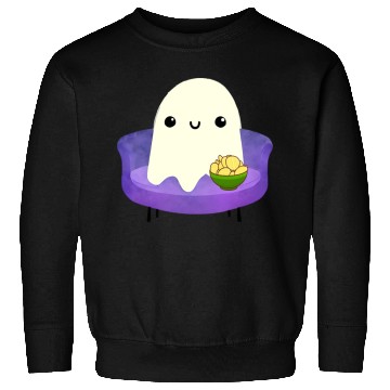 Discover Couch Potato Ghost With Potato Chips Sweatshirts