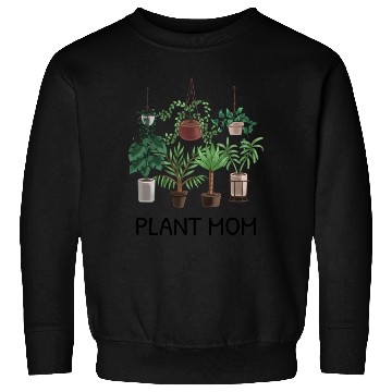 Discover Plant Mom Potted Plant Lover Sweatshirts