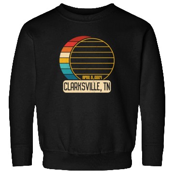 Discover Total Solar Eclipse Tennessee Clarksville EclipseC Sweatshirts
