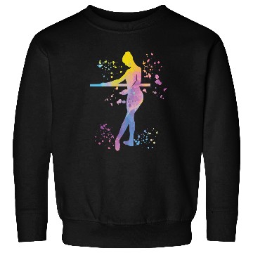 Discover Ballet Dancer Colorsplash Ballerina Sweatshirts