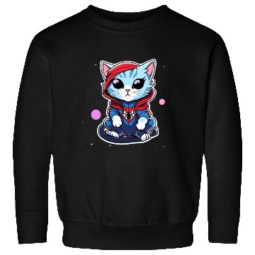 Discover Cute Spider Kitty Sweatshirts