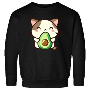 Discover Cat with avocado Sweatshirts