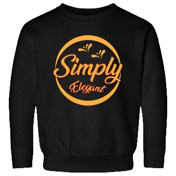 Discover Simply Elegant Typography Sweatshirts Design