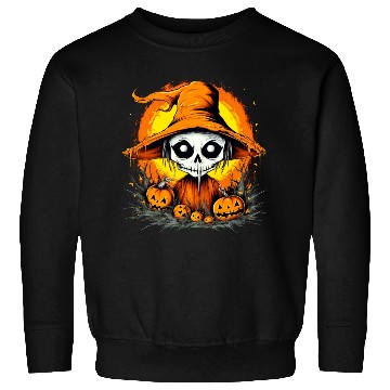 Discover Eerie Halloween Ghoul, Spooky Season Delight 17 Sweatshirts