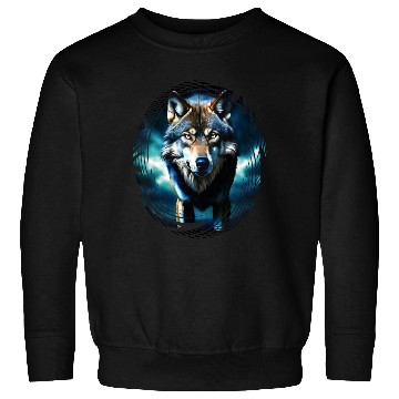 Discover The Midnight Wolf Sweatshirts