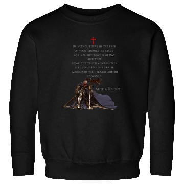 Discover Knights Templar Christian Religious Warrior Oath Sweatshirts