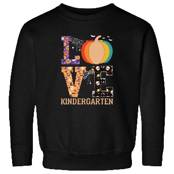 Discover Love Pumpkin Candy Corn Halloween Love Costume Men Sweatshirts