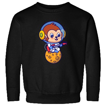 Discover Monkey Astronaut Playing Guitar Sweatshirts