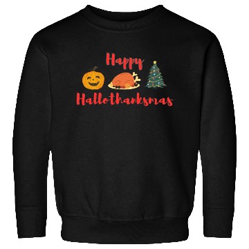 Discover Happy HalloThanksMas Sweatshirts