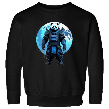 Discover Panda Shadowblade: Ninja Samurai Elegance Sweatshirts