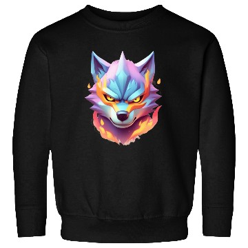 Discover Pastel Blaze Wolf Ninja Sweatshirts