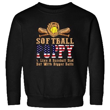 Discover Softball Poppy Like A Baseball Dad Us Flag Fathers Sweatshirts