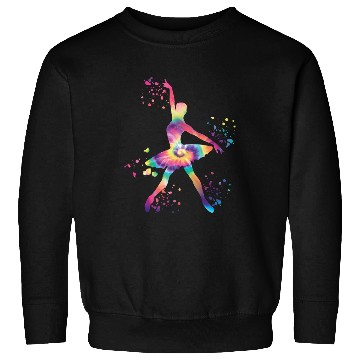 Discover Ballet Dancer Colorsplash Ballerina Sweatshirts