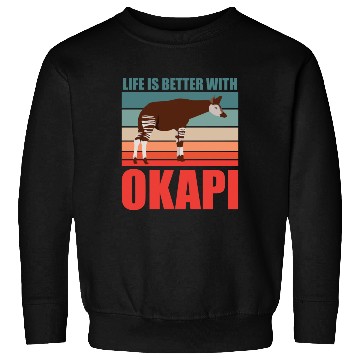 Discover Okapi in harmony with nature Sweatshirts