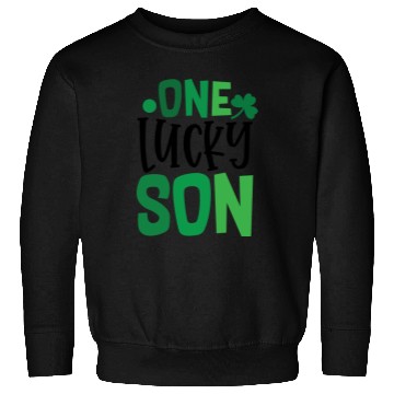 Discover One Lucky Son Clover Shamrock Irish Ireland Sweatshirts