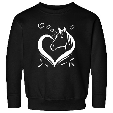 Discover Cute horse heart for horseowner Sweatshirts