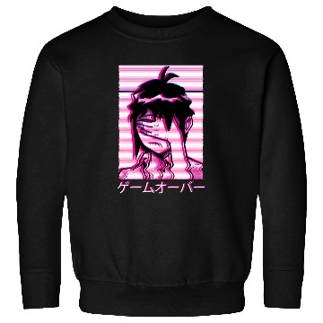 Discover Vaporwave E Japanese Aesthetic Anime Sad E Sweatshirts