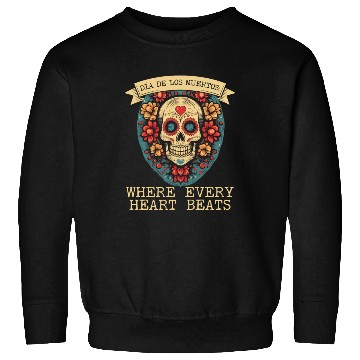 Discover Dia De Los Muertos Sugar Skull Mexican Holiday Sweatshirts