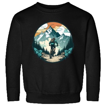 Discover Biker in the mountains Sweatshirts
