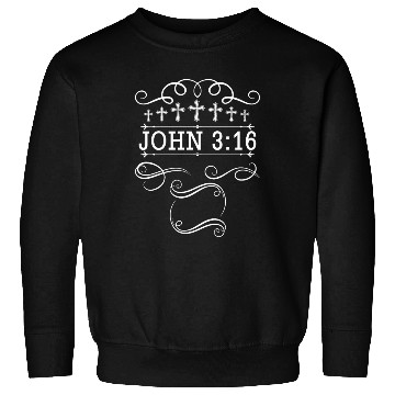 Discover John 3:16 Love Jesus Christian Christmas Sweatshirts