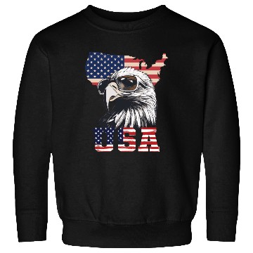Discover gift idea bald eagle american flag Sweatshirts