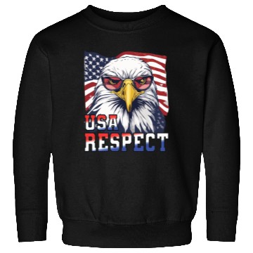 Discover gift idea bald eagle american flag Sweatshirts