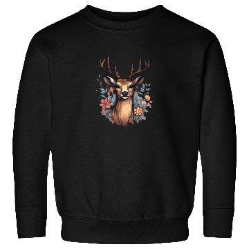 Discover Deer Floral Sweatshirts
