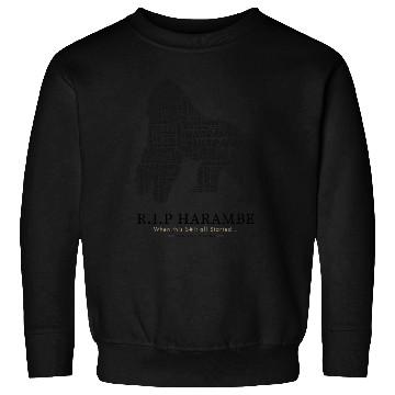Discover R.I.P Harambe Sweatshirts