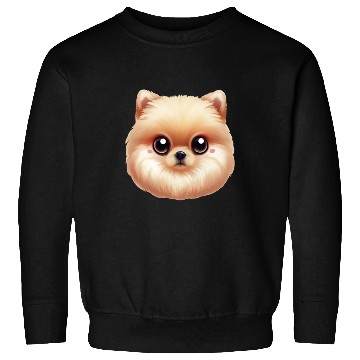 Discover Playful Pomeranian Artwork Sweatshirts