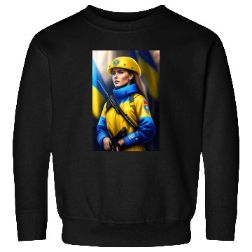 Discover ukraine soldier art Sweatshirts