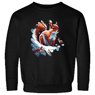 Discover Winter squirrel Sweatshirts