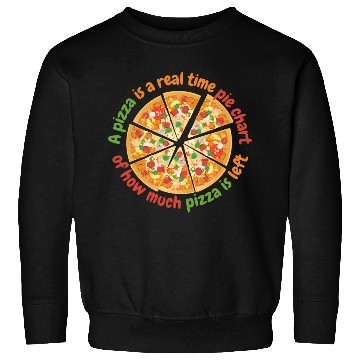 Discover A Pizza Is A Real Time Pie Chart Data Science And Sweatshirts