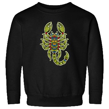 Discover Neotraditional Scorpio In Green Sweatshirts