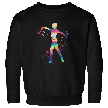Discover Ballet Dancer Colorsplash Man Ballerino Sweatshirts