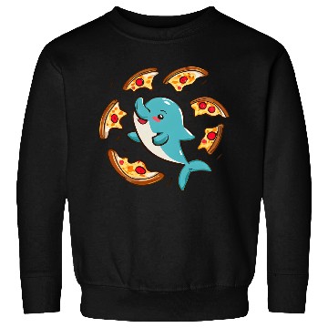 Discover Pizza dolphin Sweatshirts