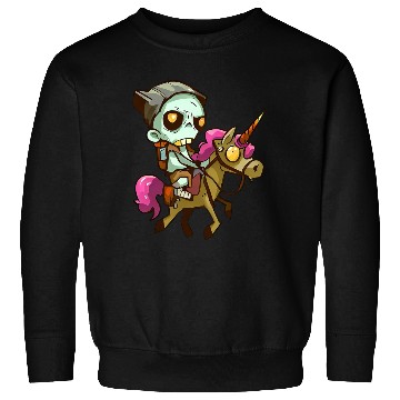 Discover Zombie on unicorn Sweatshirts