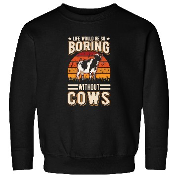 Discover Cow Cattle Breeder Land, Farmer Cows Sweatshirts
