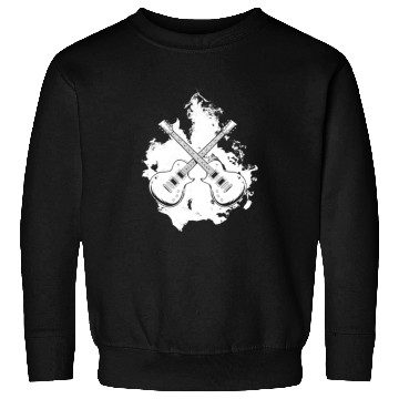 Discover Electric Guitar Water Art Sweatshirts